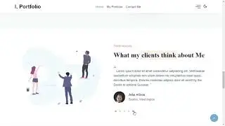 Free Portfolio Website Template in HTML and CSS With Source Code || Source Coder || 2022 