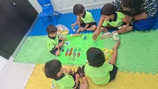Prewriting Activities for 2+year kids #controlled painting 🖼 #pencils grip activities for preschool