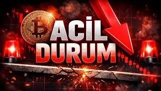 🚨 ACİL DURUM: Bitcoin Sert D&uuml;ş&uuml;yor! Kritik Seviyeler Tehlikede
