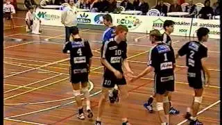 Sudosa - Alcom Capelle. Eredivisie volleybal eind jaren '90