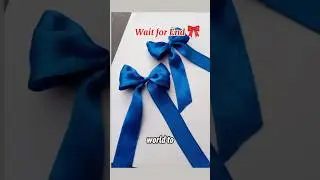 Easy Bow making tutorial 🎀 | DIY Decoration ideas #diy #viral #artandcraft #decoration