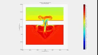 Tidal inlet simulation