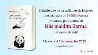 MAS MALDITO KARMA, DAVID SAFIER (BOOKTRAILER)