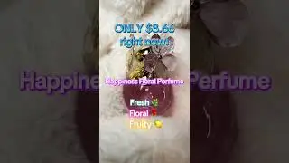 Happiness Floral Perfume Just $8.66! #perfume #floralperfume #freshperfume