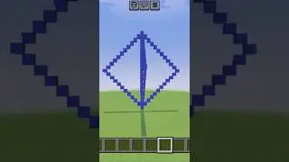 Blue diamond#satisfying #shorts #minecraft