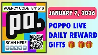 HIRING POPPO LIVE APP | JAN 7, 2026 DAILY REWARD GIFTS 🎁 