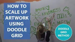 How to scale up artwork using DOODLE GRID