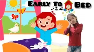 Early To Bed Early To Rise-part2|Nursery Rhymes |Action rhyme |Kids song & rhymes with creativemiyu|