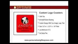 Custom Logo Coasters