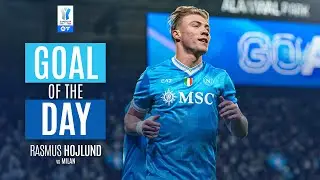 GOAL OF THE DAY | H&oslash;jlund&rsquo;s Goal in Slow Motion | Napoli-Milan | EA SPORTS FC Supercup 2025/26