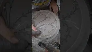 Decorating more plates! #studiopottery #pottery #ceramic #potteryart #craft #woodfired