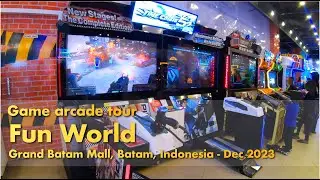 Fun World Game Arcade, Grand Batam Mall, Batam, Indonesia (December 2023) - バタム島のゲームセンター Fun World