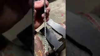 Started the hand file work on this dagger.