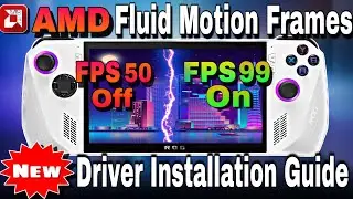 Драйвер AMD Fluid Motion Frames повышает производительность Asus Rog Ally | Руководство по установке и игре