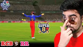 RAIN SUPER 8 LIVE IPL X PSL! RCB Vs RR (Expert Mode) RC 24