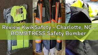 Review KwikSafety - Charlotte, NC - BOMBTRESS Safety Bomber Jacket for Women | Hi Vis Insulated Bomb