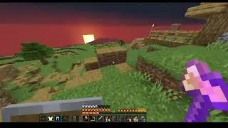 Minecraft manhunt but we dumb and the twist is flower drop OP loot