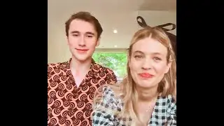 olivia scott welch and george baron being an adorable besties