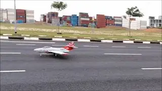 RC F9F Cougar Upgraded from Kingtech K60G to K85G2 turbine