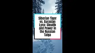 Siberian Tiger vs. Eurasian Lynx: Stealth and Power in the Russian Taiga