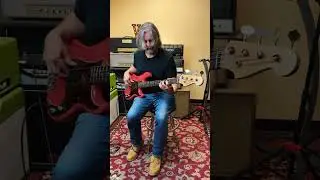 Fender Custom Shop Pino Palladino Signature P-Bass Fiesta Red over Desert Sand Demo