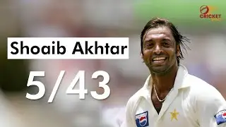 Shoaib Akhtar 5/43 vs South Africa | 2nd Test Durban 1998 | Rawalpindi Express First 5-Wicket Haul
