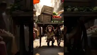 The monkey's heartbreaking story.🥹.#shortvideo #monkey #yoytubeshorts #aivideo #sad