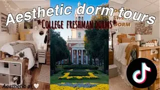 Tiktok Dorm tours// aesthetic dorm tour compilation