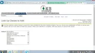 AUB registration guide - by AUB Student Mentor Margaryta Mukbel