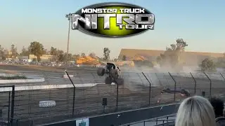 Monster Truck Nitro Tour Hanford, CA 6/19/2025 Show 1 BTS/Freestyle