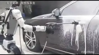 #robot at Car Wash #shortvideo #viral