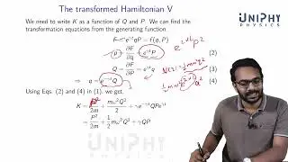 21. Finding Generating Function for the Given Canonical Transformation.