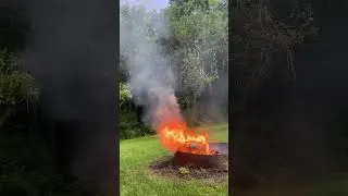 We threw a brick of firecrackers in a bonfire. You won&rsquo;t believe what happened!