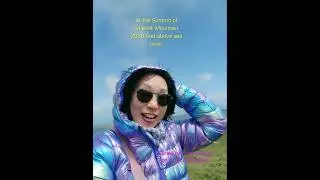 Vivian Smiling is on the Summit of the Snaefell mountain (Altitude of 2036 feet)  on 11 Jun 2025