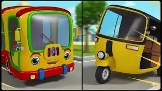 School Bus Aur Jadui Surang | Magic Tunnel Adventure | Popular Hindi Nursery Rhymes