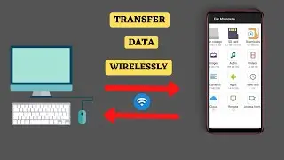 Wireless Data Transfer Android to PC | Wifi Data Transfer | Transfer Data Without Data Cable
