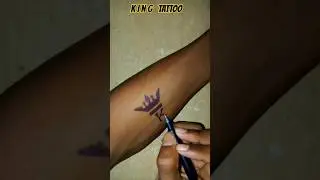 King tattoo in hand👑 || crown tattoo || #tattoo #shorts #viral