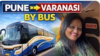 Pune to Varanasi by Bus/￼ travelling vlog/ blogger/vlogsweta/pune to Varanasi by road￼
