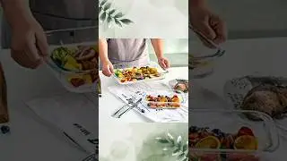 Gray 8-Piece Glass Baking Dish Set, Perfect for Lasagna, Leftovers & Meal Prep