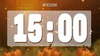 15 Minute Autumn Classroom Timer | Calm Study Countdown
