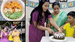 Aai Birthday Celebration | Tiranga Veg Biryani Receipe | Enjoy ur present life
