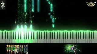 Learn How To Easily Play The Zelda Theme Piano Tutorial - Cover [Special Version] (Synthesia)