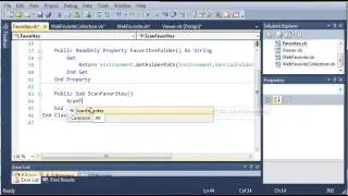 Visual Basic Tutorial   191   Favorites Part 4 Creating The Favorites Class ‏