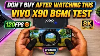 Vivo x90 Bgmi Test  😱 best Android 90 fps gaming