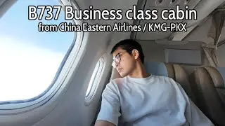 [ 4K ] Good Business Catering Service in China - China Eastern Airlines Boeing 737 Kunming-Beijing