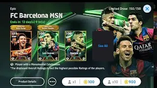 FC Barcelona MSN Pack Openning || L.Messi 108, L.Suarez 105, Neymar Jr 104 || The eFootball Academy