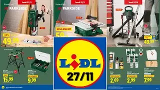 Каталог LIDL от 27 ноября 2025 г. ✅ Новые поступления товаров для дома в PARKSIDE 🛠 Акция &laquo;Черная...