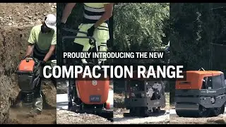 The new compaction equipment product range from Husqvarna