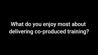 Co-production Week 2025 John Toal Question 3