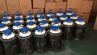 10 liter liquid nitrogen container customized protective jacket for customers